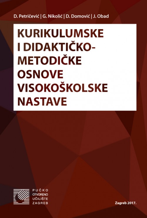 Kurikulumske i didaktičko-metodičke osnove visokoškolske nastave 2017